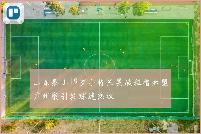 山东泰山19岁小将王昊斌租借加盟广州豹引发球迷热议